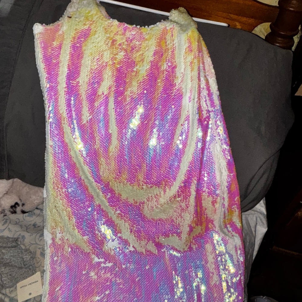 Iridescent Sequin Dress